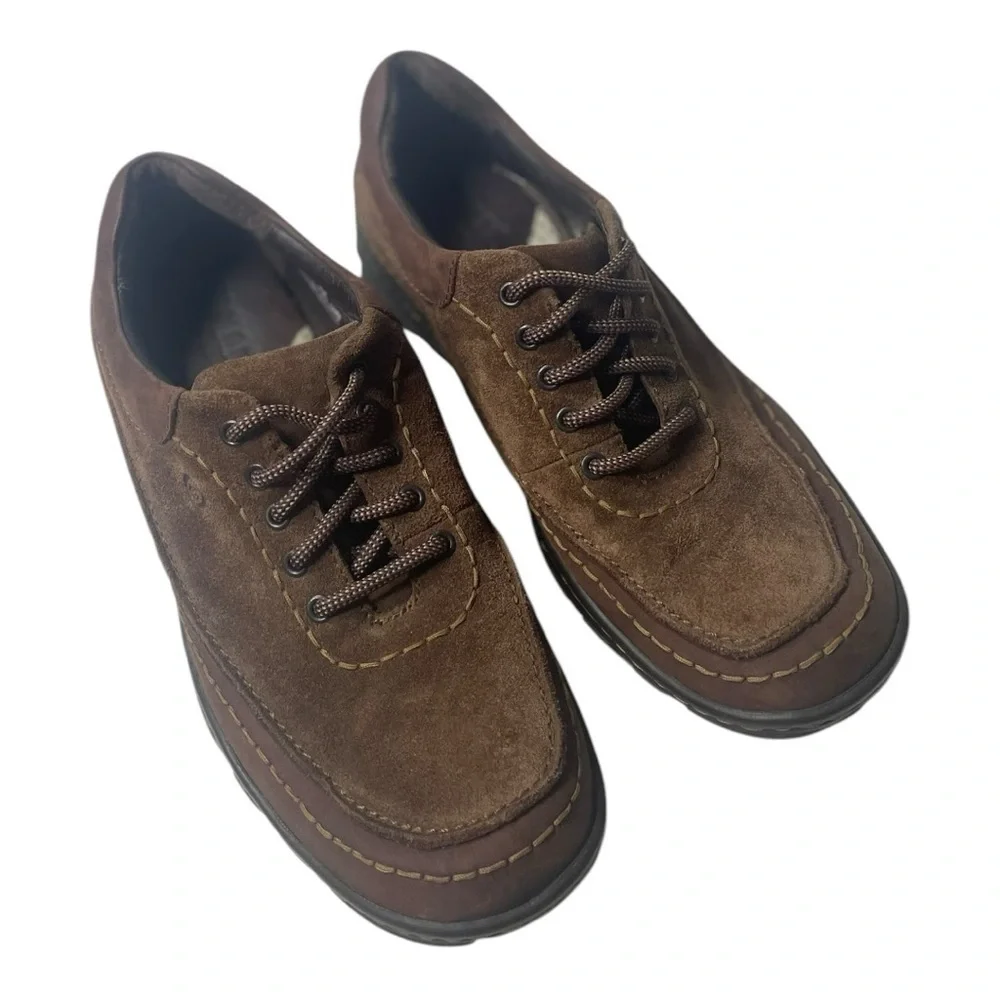 Born Men’s Handcrafted Brown Leather Oxford Shoes